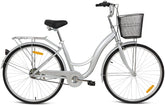Mogoo Bicycle 26 Brooklyn Silver - Colorland Toys